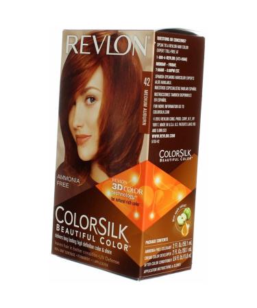 Revlon ColorSilk Hair Color 42 Medium Auburn Vibrant Long-Lasting Hair Dye for Global Shipping - Buy Online on GoSupps.com