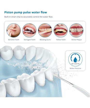 Water Flosser for Advanced Teeth Cleaning - Cordless Oral Care Irrigator with 4 Modes 4 Jet Tips & 310ML Tank - IPX7 Waterproof (Black - Buy Online on GoSupps.com
