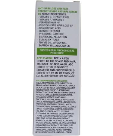 S rum de renforcement naturel contre la perte de cheveux "Spa Master - Trichological Therapy" 45 ml - Buy Online on GoSupps.com