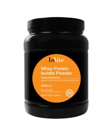 Invite Health Vanilla Whey Protein Powder - Support for Lean Body Mass and Muscle Protection - Essential Proteins for Individuals who are Sensitive to Dairy Products - 30 Servings (2)