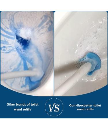48PCS Upgraded Disposable Toilet Wand Refills - Compatible with Clorox Toilet Wand - Blue Bowl Brush Heads - Buy Online on GoSupps.com