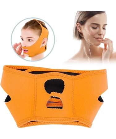 Facial Slimming Bandages V-face Line Belt Reducer and Anti-wrinkle Face Care Compact Skin(Orange) - Buy Online on GoSupps.com