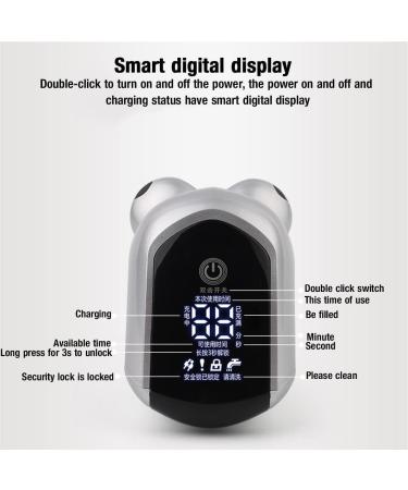 5 in 1 Rechargeable Bald Head Electric Shaver for Men | 5D Floating Heads Beard & Nose Trimmer Facial Brush - Perfect for Bald Men - Buy Online on GoSupps.com