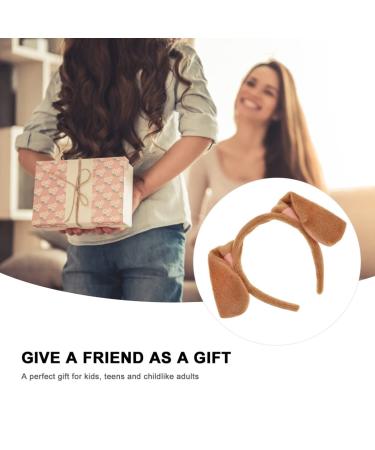 Valiclud Brown Dog Ears Headband - Cartoon Puppy Ears & Animal Hair Band for Dog Parties & Christmas Costumes | International Shipping - Buy Online on GoSupps.com