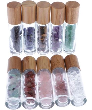 Buy BARENX 10pcs 10ml Empty Essential Oil Perfume Roller Ball Bottles - Refillable Pipette for Travel & DIY | International Shipping Available - Buy Online on GoSupps.com