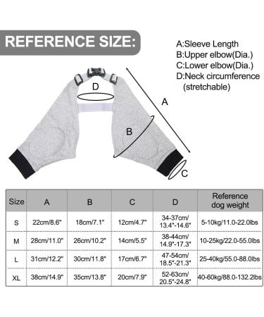 DONGKER Dog Elbow Brace Dog Recovery Sleeve Dog Elbow Bandage for Dog Knee Brace After Surgery - Buy Online on GoSupps.com