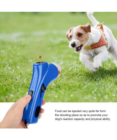 Treat Gun Treat Thrower - Fun Dog Toy for Training & Rewards | Blue - Perfect for Dogs - Buy Online on GoSupps.com