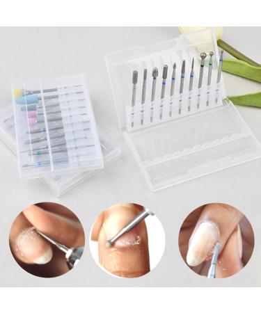 Nail Drill Heads Grinding Set Rotate Milling Cutter Manicure Pedicure Portable Tools for Exfoliating Grinding Polishing Nail Removing(C) - Buy Online on GoSupps.com