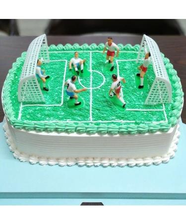 9Pcs Football/Soccer Toppers for Cake and Cupcakes Attractive Processed Cake Toppers for Sports Theme Baby Shower Party Supplies Cake Toppers Decorations - Buy Online on GoSupps.com