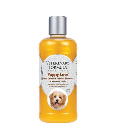 Veterinary Formula Solutions Puppy Love Extra Gentle Tearless Shampoo  Puppy Shampoo with Fresh Scent, Long-Lasting Clean  Cleanses Without Drying Delicate Skin 17 oz Shampoo