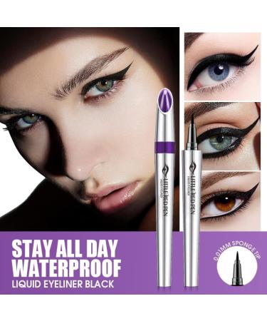  HULUBO Eyeliner pencil Waterproof liquid eyeliner Long-lasting professional makeup liquid eyeliner and makeup for women (Model 2) - Buy Online on GoSupps.com