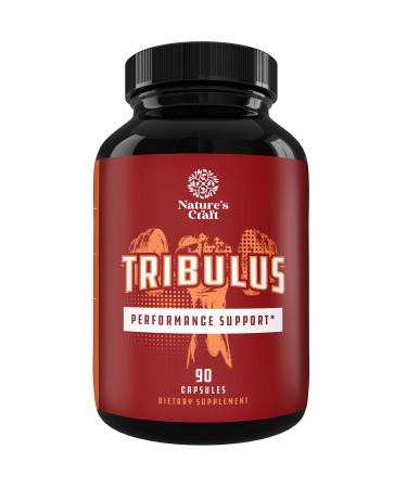 High Potency Tribulus Terrestris Extract - Mens Health Tribulus Terrestris Supplements for Testosterone Support Stamina Stronger Performance and Muscle Growth - Natural Stamina Pills for Men