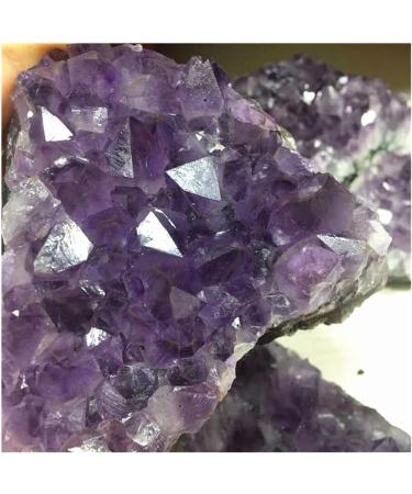 Crystal Natural Amethyst geode Cluster Purple Quartz Stones Crystal geode Amethyst Cluster for Home Decoration (Color : Purple Size : 700-800g) 700-800g Purple - Buy Online on GoSupps.com