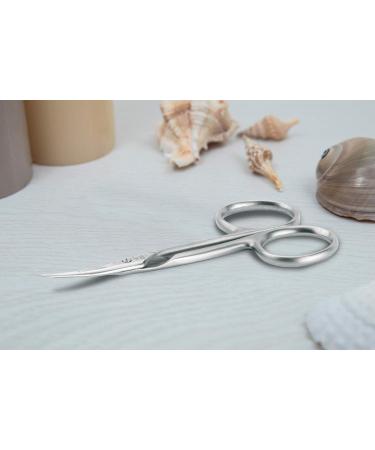 3 Nails Curved Scissors Cuticulas with Fine Tip and Sharpened Scissors Fine Points Stainless Steel Accessories Manicure No Tear Skin 10 cm 4 Inches Professional - Buy Online on GoSupps.com