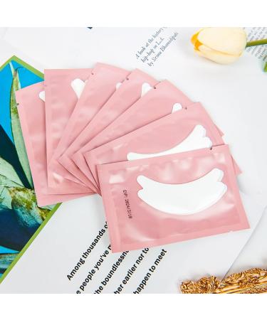 Lunamoon Hydrogel Eye Pads for Eyelash Extensions - 50 Pairs Butterfly Pink | Ideal for Lifting Coloring & Care - Buy Online on GoSupps.com
