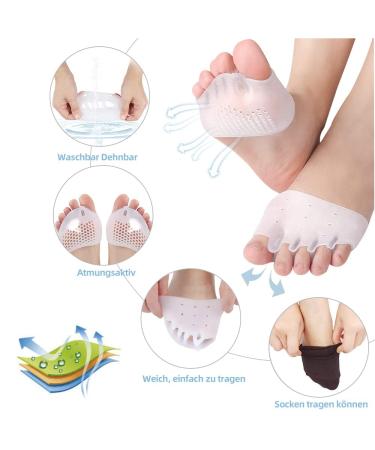 EURTESTHESPREZER: 3 Pairs Silicone Hallux Valgus Toe Spreaders for Foot Pain Relief & Bunion Correction - Buy Online on GoSupps.com