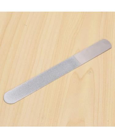 Balawin 12 Pieces Stainless Steel Nail File Double-Sided Diamond Nail File Metal Nail File Manicure File for Family and Travel - Buy Online on GoSupps.com