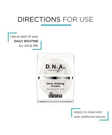Dr. Brandt Do Not Age Time Defying Cream - Firms, Smooths Lines, Promotes Youthful Skin - 1.7 oz - Buy Online on GoSupps.com