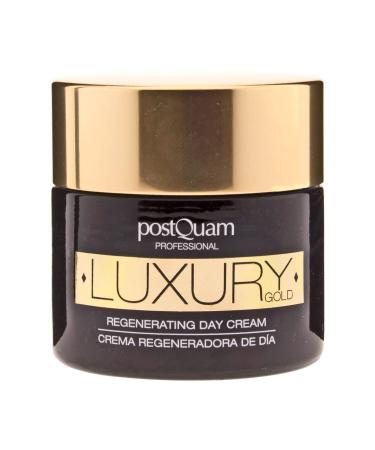 POSTQUAM Professional Luxury Gold Regenerating Day Cream 50ml - Spanish Products - Hydrating And Regenerating - Maintains Moisture Balance - Light And Clarity - Hyaluronic Acid - Buy Online on GoSupps.com