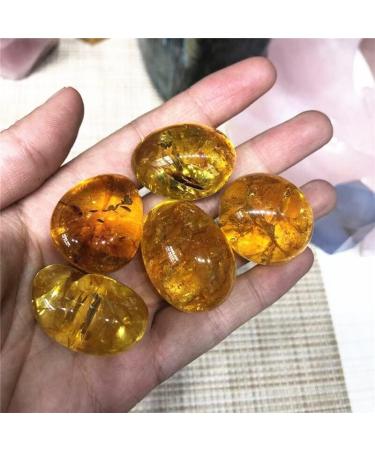 Raw Stones Minerals Specimens Bulk Orange Crack Citrine Tumbled Stones Crystals Reiki Gemstones for Home Aquarium Decor - (Color: 100g Size: 20-30mm) Obelisk - Buy Online on GoSupps.com