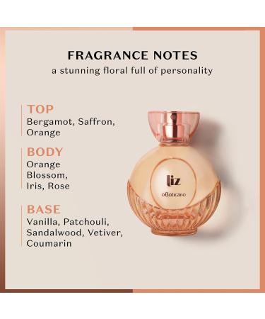 O Botic rio Liz Eau de Toilette Fragrance for Women Iris and Vetiver Perfume of Strength and Femininity 3.4 Ounce - Buy Online on GoSupps.com
