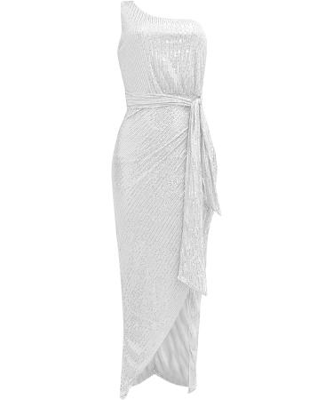 Hanxiulin Women's Elegant Long Cocktail Party Dress - White XXL Sexy Ball Gown - Buy Online on GoSupps.com