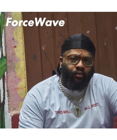 ForceWave 12-Piece Silky Satin Durag Set for 360 Waves - Unisex - 12 Colors - Buy Online on GoSupps.com