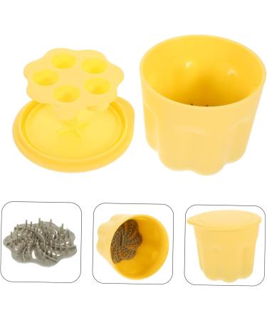 Angoily Eye Shadow Brush Scrubber 5 Sets Makeup Brush Cleaning Bowl Pp Mat Cosmetic Silicone Brush Cleaning Pad - Buy Online on GoSupps.com