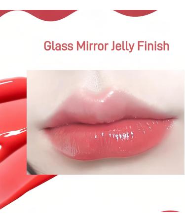 High Shine Crystal Jelly Peach Mirror Lip Glaze Gloss for Hydrated and Plumped Lips - Buy Online on GoSupps.com