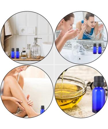 FRCOLOR 12pcs Blue Essential Oil Dropper Bottles - Refillable Cosmetic & Perfume Containers - 0.3 oz Glass Travel Bottles - Buy Online on GoSupps.com