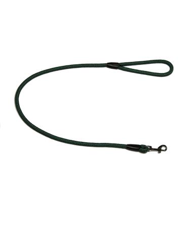 Leash - rope leash with hand loop Basic 10mm 27 colours 7 lengths (1.00 m fir green) 1.00 m fir green