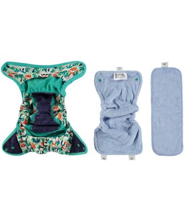 Buy Pop-In Printed Diaper with Snap Fasteners - Red Panda Motif for International Shipping - Buy Online on GoSupps.com