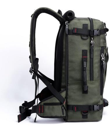 Kiepoar 40L Waterproof Hiking Backpack | 3-in-1 Travel Bag with Theft Protection & Shoe Compartment | Green Outdoor Sports Gear - Buy Online on GoSupps.com