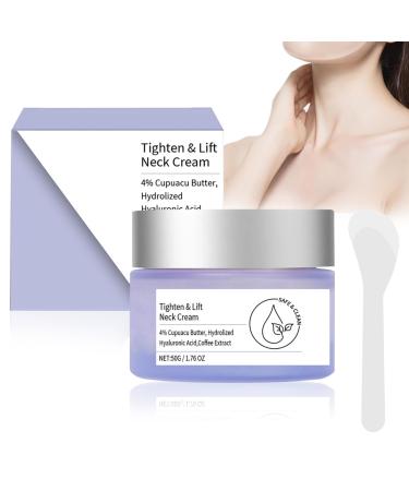 Neck Firming Cream Tighten and Lift Neck Cream Neck Firming Cream Neck Tightening Cream Moisturizer for Firm Youthful Skin for Face Neck 50ml (1pc)