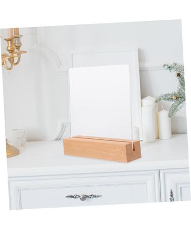 OUNONA Nail Display Board Acrylic Display Holder Fake Nails Nail Practice Holder Nail Tip Display Boards Acrylic Sign Holder with Wood Base False Nail Holder Tips Solid Wood Storage Rack - Buy Online on GoSupps.com