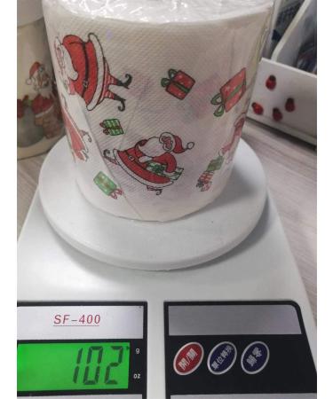 Merry Christmas Toilet Paper Highly Collectible Novelty Paper Towels Funny Gag Gift for Christmas Stocking Stuffers Party Favors 1 - 10pcs - Buy Online on GoSupps.com