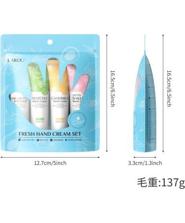 4 Pack Hand Cream Moisturizer Travel Skin Care Kit Mini Moisturizing Hand Lotion Skin Care Gift Set for Women Avocado Chrysanthemum Lavender - Buy Online on GoSupps.com