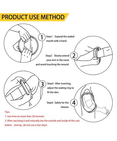 PICC Line Waterproof Plaster Protection | Reusable Shower & Arm Covers | Waterproof Wound Protection for Adults - Buy Online on GoSupps.com