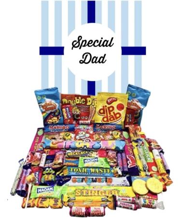 Fathers Day Special Dad Pick N Mix Ultimate Retro Sweet Box Candy Hamper Birthday Gift Present nostalgia 70s 80s Sweets And Chocolates Box - Buy Online on GoSupps.com