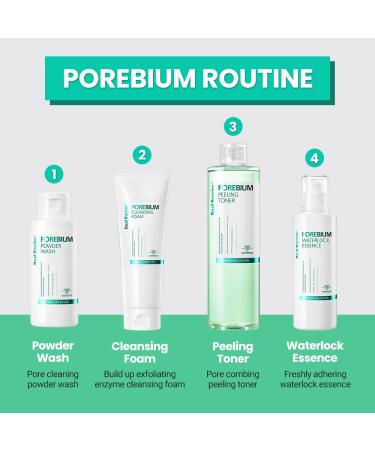 Real Barrier Porebium Starter Kit | Travel-Friendly Korean Skincare Set for Sensitive Skin | Facial Moisturizer Cleanser & Exfoliator | Sebum Control & Ceramide Solution - Buy Online on GoSupps.com