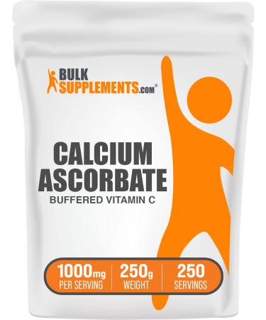 BulkSupplements.com Calcium Ascorbate Powder - Buffered Vitamin C - Calcium Supplement Powder - Calcium Powder - Vitamin C Supplement - 1000mg per Serving 250 Servings (250 Grams - 8.8 oz)