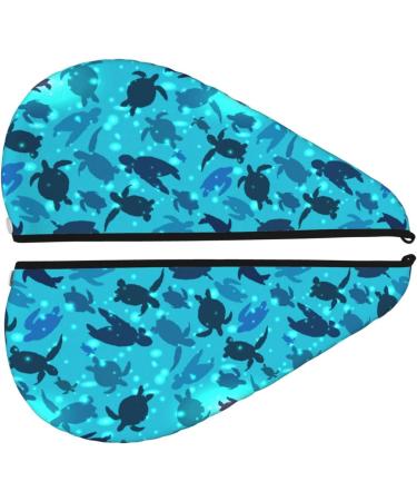 Hair Towel Wrap | Quick Dry Hair Turban with Button | Ideal for World Turtle Day Gifts - Buy Online on GoSupps.com