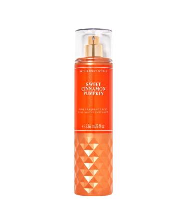 Bath & Body Works Fine Fragrance Body Spray Mist 8 fl oz / 236 mL (Sweet Cinnamon Pumpkin)