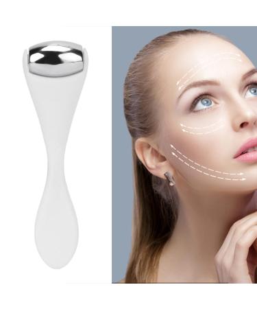 Mini Stainless Steel Eye Ice Roller | Reduce Wrinkles | Handheld Skin Care Tool (White) - Buy Online on GoSupps.com
