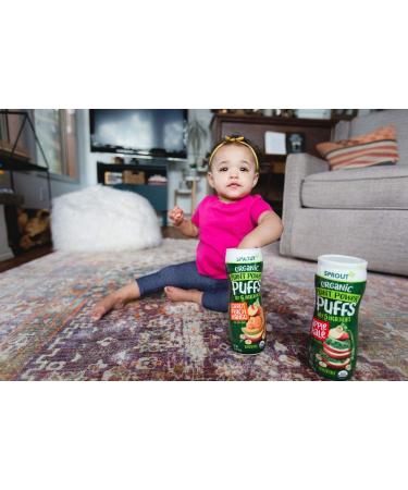 Buy Sprout Organic Quinoa Puffs - Carrot Mango, 1.5 oz (43 g) - Healthy Snack - Buy Online on GoSupps.com