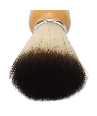 Premium Soft Hair Beard Brush for Men | Wooden Handle & Foam Cleaning | Everyday Grooming Essential - Buy Online on GoSupps.com