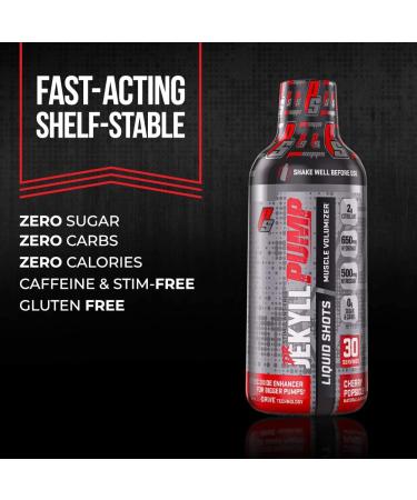 ProSupps Dr. Jekyll Pump â€“ Stimulant-Free Cherry Popsicle 15.2 oz for Enhanced Performance - Buy Online on GoSupps.com