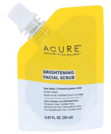 Acure Brightening Facial Scrub 0.67 fl oz (20 ml)