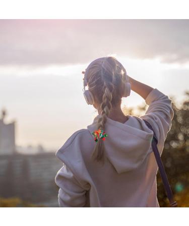 Kuxiptin Christmas Scrunchies - Christmas Elastic Bow Hair Scrunchies | Soft Christmas Knotted Hair Tie for Women Girls Birthday Gift. - Buy Online on GoSupps.com