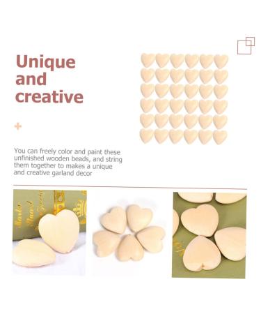 Toyvian 200pcs Peach Cherry Pearls for DIY Jewelry Making - Unfinished Wooden Heart Beads for Crafts & Valentine s Day - Buy Online on GoSupps.com